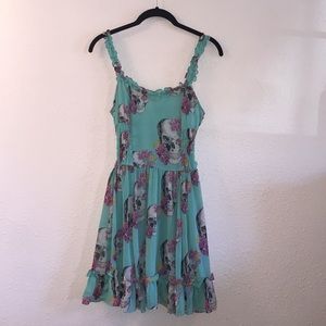 Cute skull pattern dress